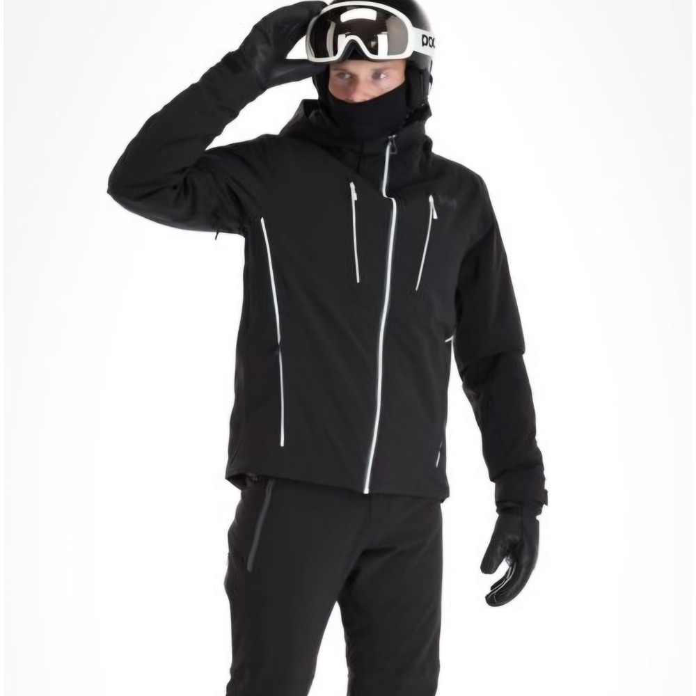 Helly Hanson Alpha 4.0 Men's Ski Jacket Winter Parka Size XL Black Hooded